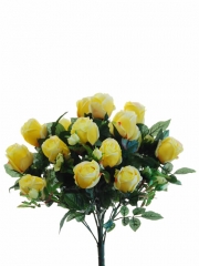 Ramos artificiales economicos ramo capullos rosas artificiales x 18 flores oasisdecorcom