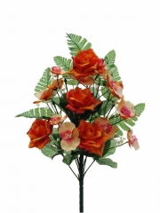 Ramos economicos artificiales. ramo flor artificial rosas y orquideas oasisdecor.com
