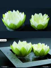 Lotus artificiales economicos hoja lotus artificial flotante grande oasisdecorcom