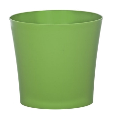 Maceta plastico satin 15 verde en lallimonacom