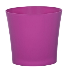 Maceta plastico satin 15 fucsia en lallimonacom