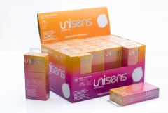 Unisens party condoms display 24 x 10