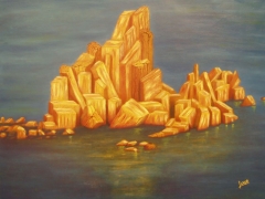 Arrecife de la sirenas-obra de juan ramn jover snchez en leo sobre lienzo