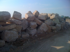 Piedra de escollera de 500-1500kg para muros contencin
