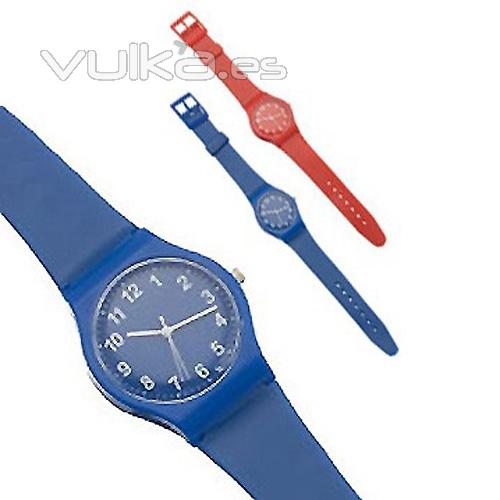 Reloj digital: amarillo, azul y rojo. Categora: Relojes. Ref. AZKREP4