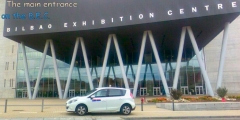 Taxibarakaldo entrada principal bilbao exhibition centre