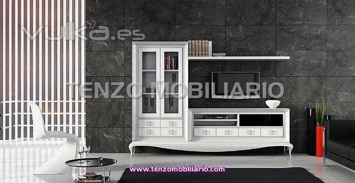 Comedor Colonial blanco y plata. Coleccin Endens