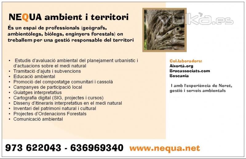 NEQUA AMBIENT I TERRITORI