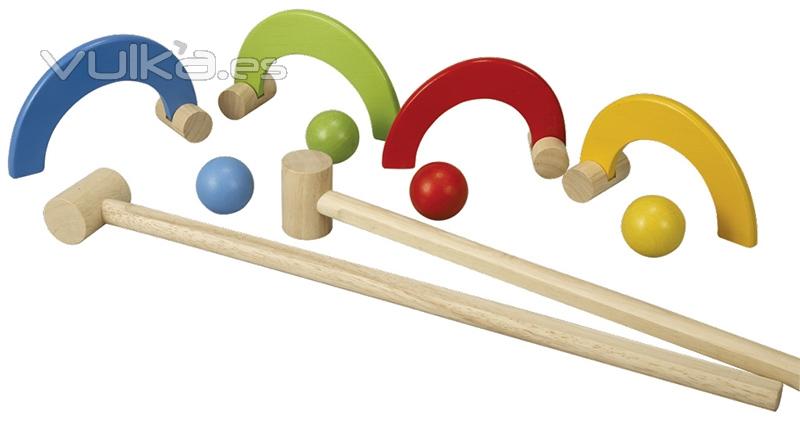 Juguetes de madera. Croquet de Plan Toys