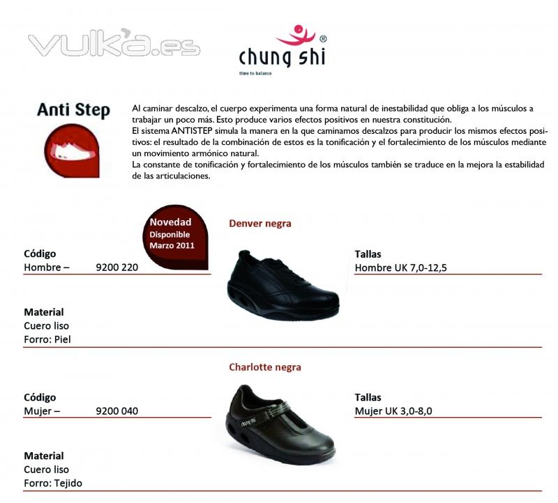 MODELOS DE CHUNG SHI ANTISTEP 