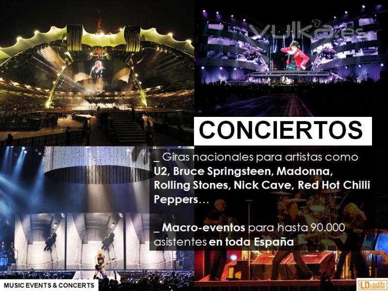 Organizamos conciertos, eventos de musica...