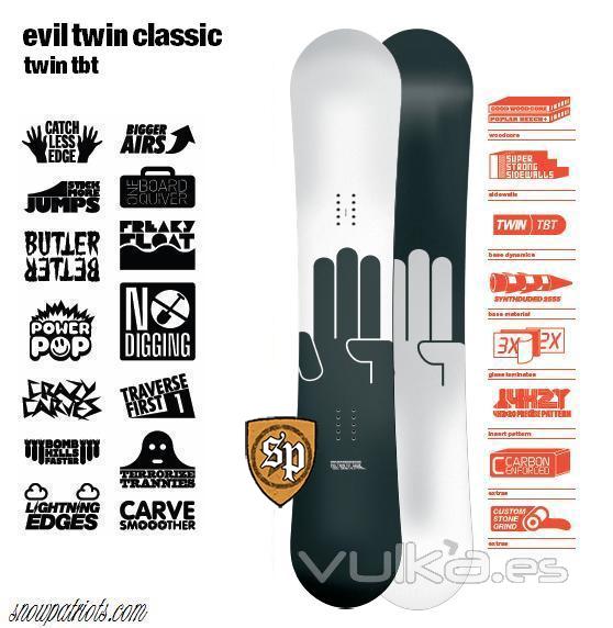 Tabla de snow Bataleon Evil Twin