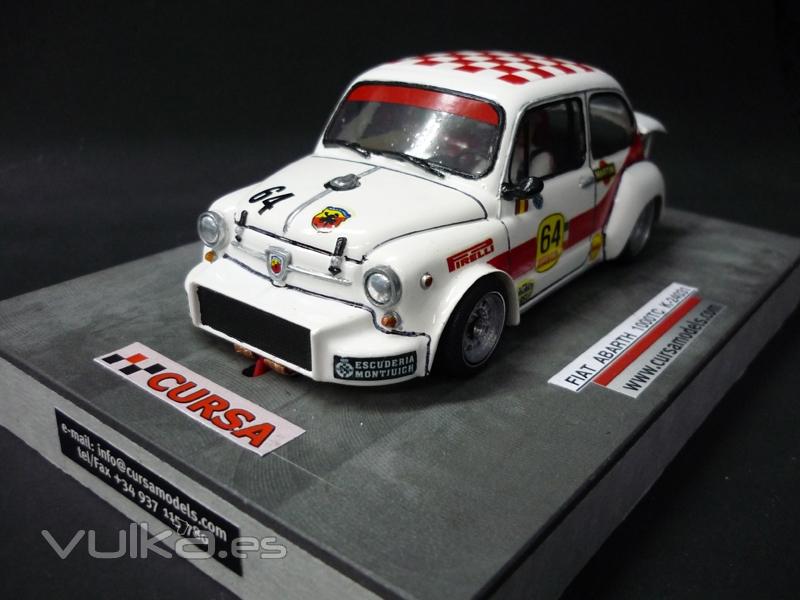 Fiat abarth escala 1:32 Cursa models