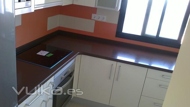 Cocina en Silestone Gedatsu