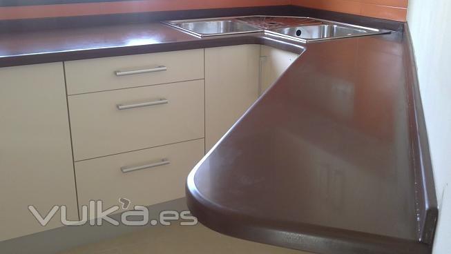 Cocina en Silestone Gedatsu