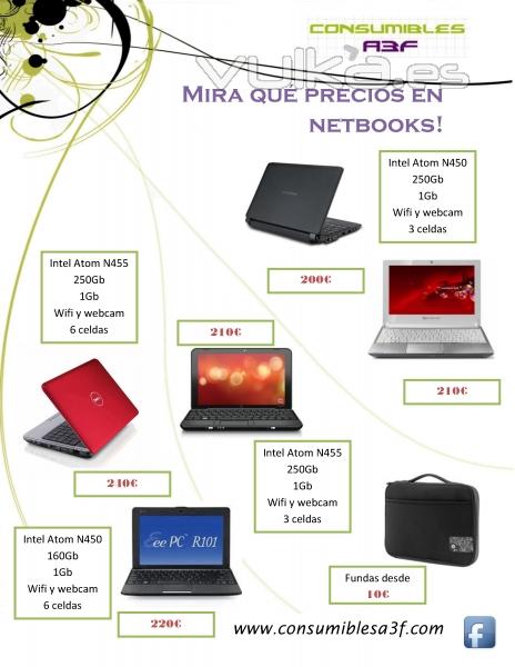 Catlogo netbooks de Consumibles A3F - Abril 2011. www.consumiblesa3f.com