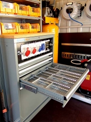 Equipamiento interior para furgonetas
