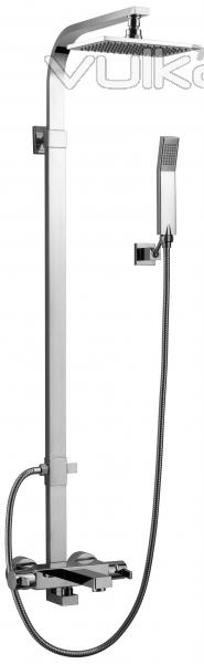 Conjunto Termostática Baño Ducha Extensible Bimini de Clever Platinium en monomandos.net