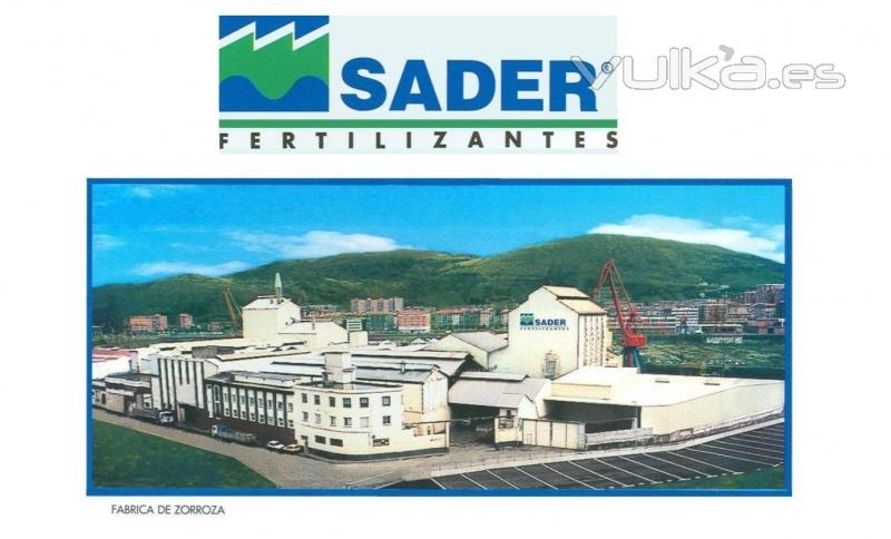 FERTIEUROPA Fabrica de SADER, S.A. en Zorroza (BILBAO) donde se fabrican algunos de los productos qu
