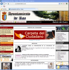 Portal e-administracion wwwayuntamientoderoacom