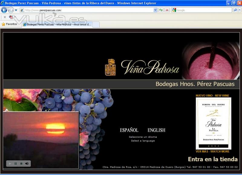 Web coorporativa con gestor de noticias y tienda online www.perezpascuas.com