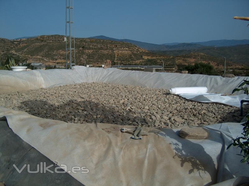 Segunda instalación de evapotranspiración realizada en España por nuestra empresa, en Almería.