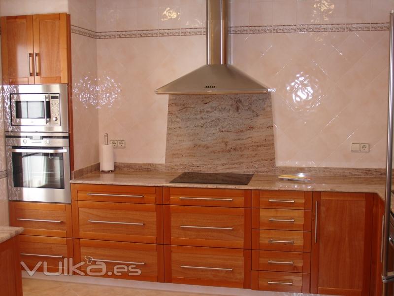 Cocina en madera cedro