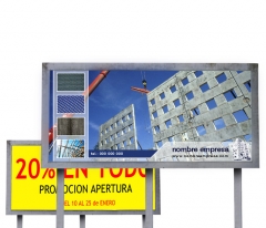 Vallas publicitarias papel