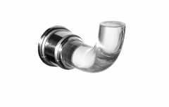 Accesorios colgador en cromo / plexi en linea bano