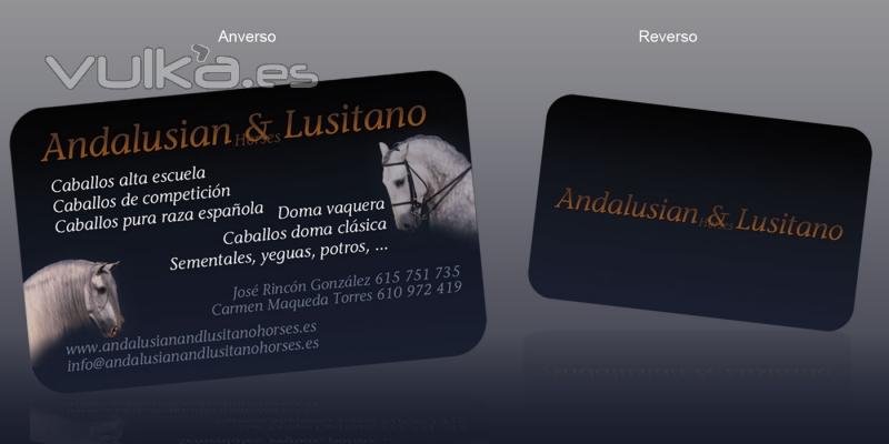 Tarjeta de visita para Andalusian & Lusitano