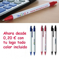 Boligrafo con tu logo todo color incluido categoria: merchandisingdesde 0,20 eur/u ref dtmk3