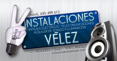 Instalaciones velez sl