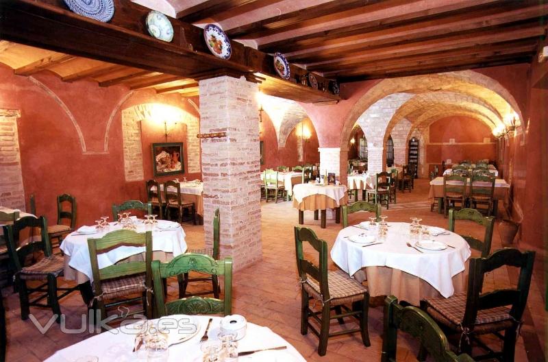 Salon  las Bovedas (ant. bod. de aceite) comedor de Restaurant, 80pax