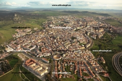 Fotografia aerea de caceres desde el norte