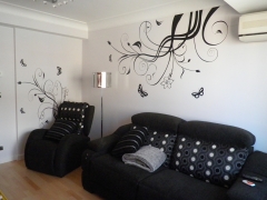 Vinilo decorativo floral zaragoza
