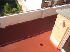 Impermeabilización de terraza transitable