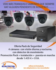 Promocion camaras video vigilancia + instalacion + puesta en marcha