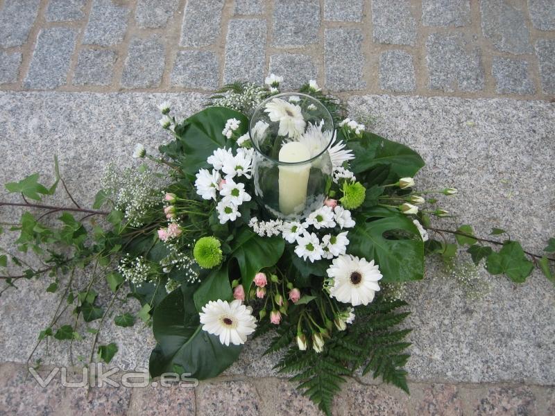 Flores Decoracion Floral en Boda por Allium Floristeria