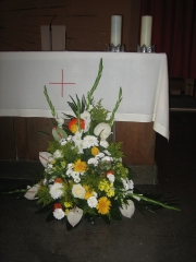 Decoracion con flores de allium floristas en madrid