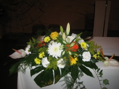 Allium floristas decoracion floral en centro de mesa