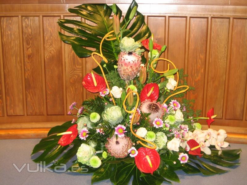 Decoracion Floral para Mesa de Allium Floristas