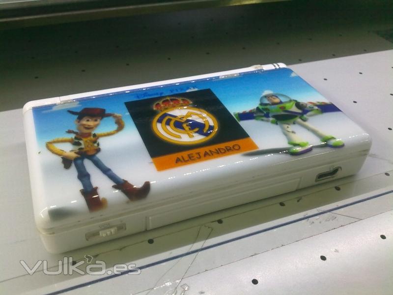 Personalizacion de nintendo NDS, a todo color. Serprint Serigrafia