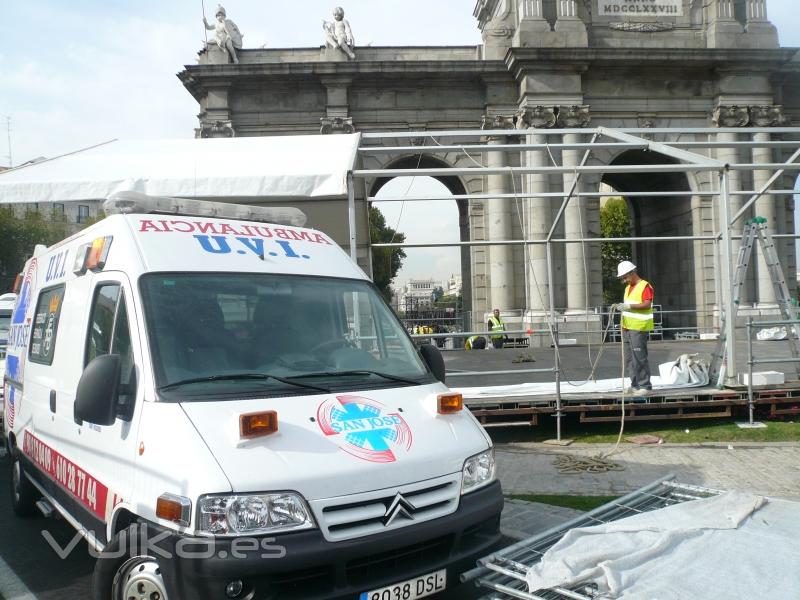 Servicio urgente de ambulancias en Madrid capital. Ambulancias San Jose