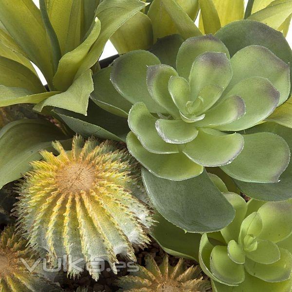 Planta artificial cactus cuadrada en lallimona.com (detalle 1)