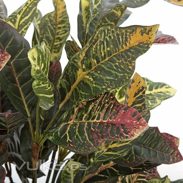 Planta artificial croton 70 en lallimona.com (detalle 1)