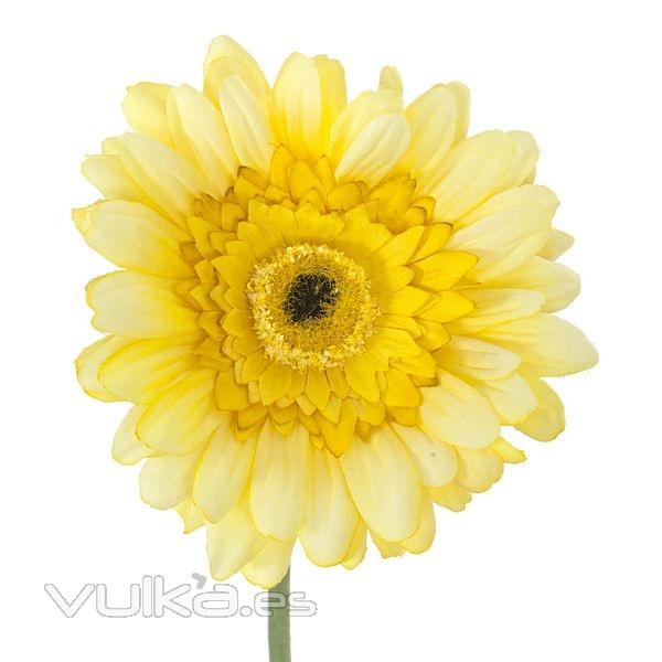 Flor artificial gerbera blanca 60 en lallimona.com