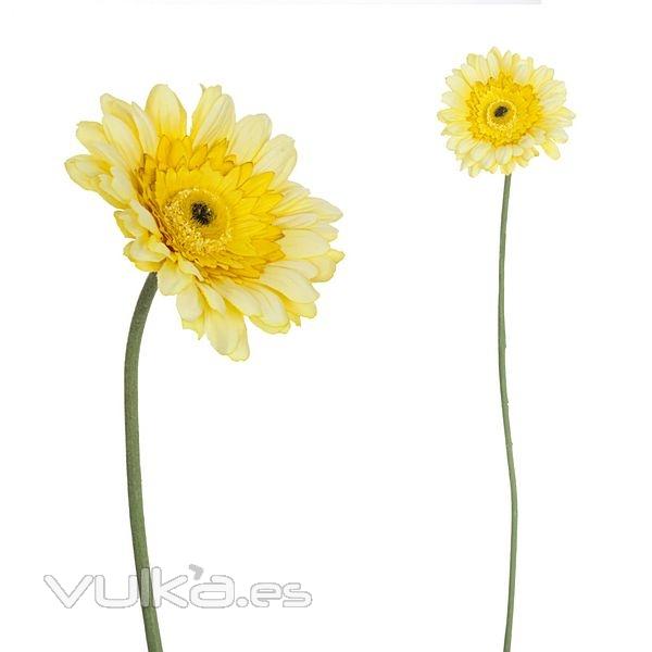 Flor artificial gerbera blanca 60 en lallimona.com (detalle 1)