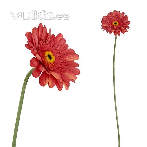 Flor artificial gerbera cereza 60 en lallimona.com (detalle 1)