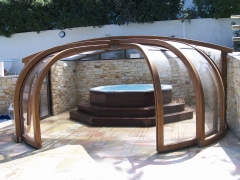 Spa con cubre spa