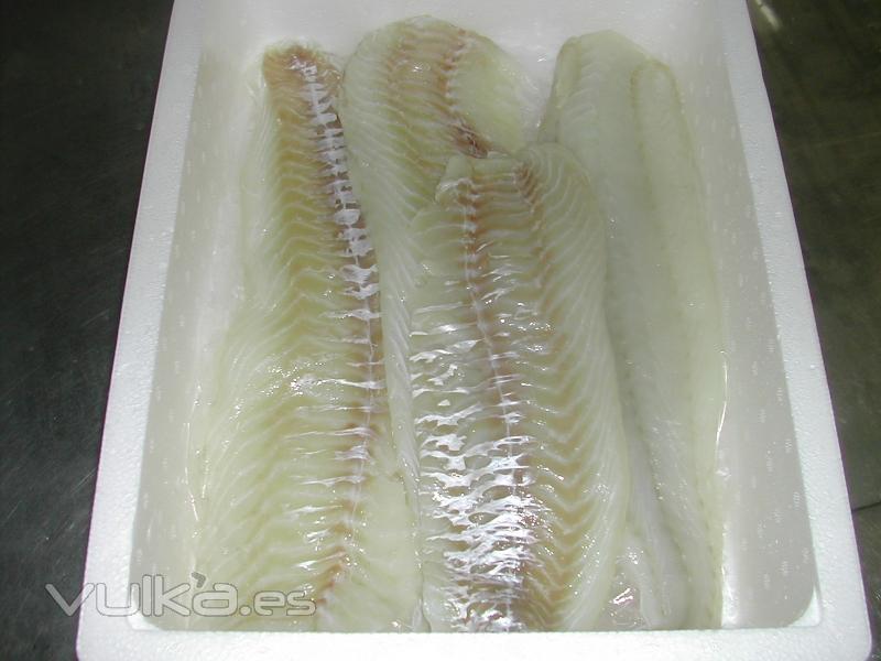 Filete de Bacalao sin Piel (caja de 6 kg.)